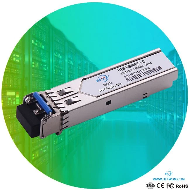 622M 1550nm EML Laser 160km Modulu SFP