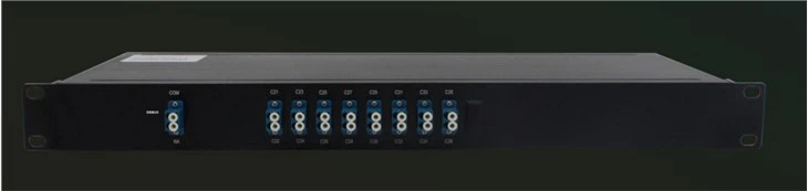 16CH DWDM MUX DEMUX Fibra Unika 1U Rack Mount